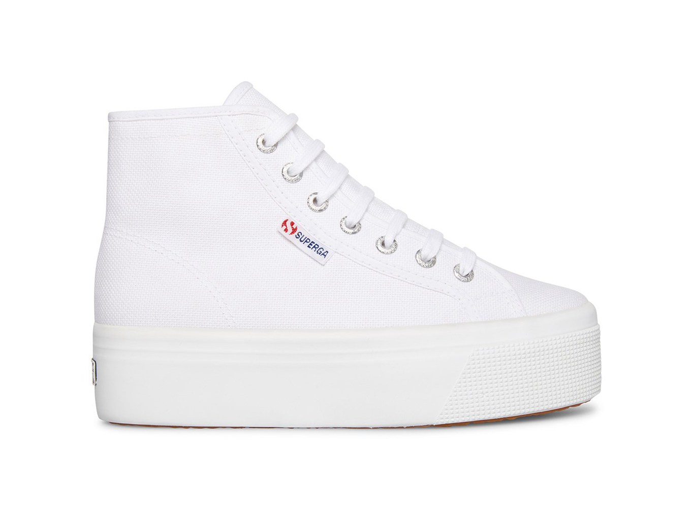 Superga Boots Womens - 2705 Hi Top - White - MJTOI0764